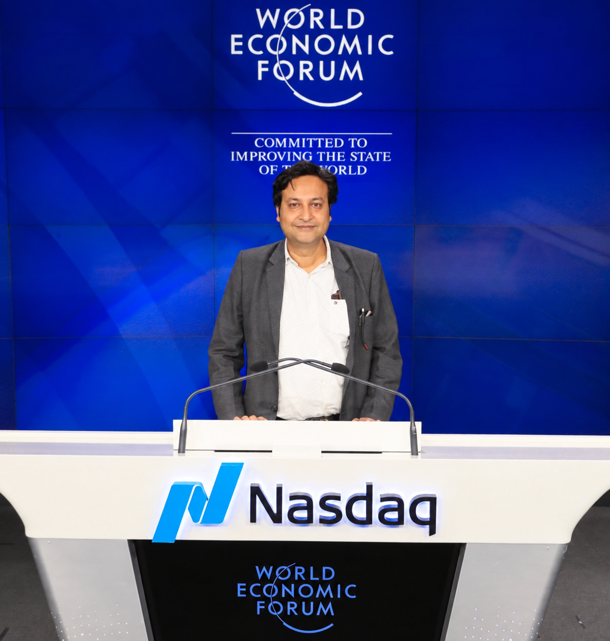 Deepak Pareek at the World Economic Forum